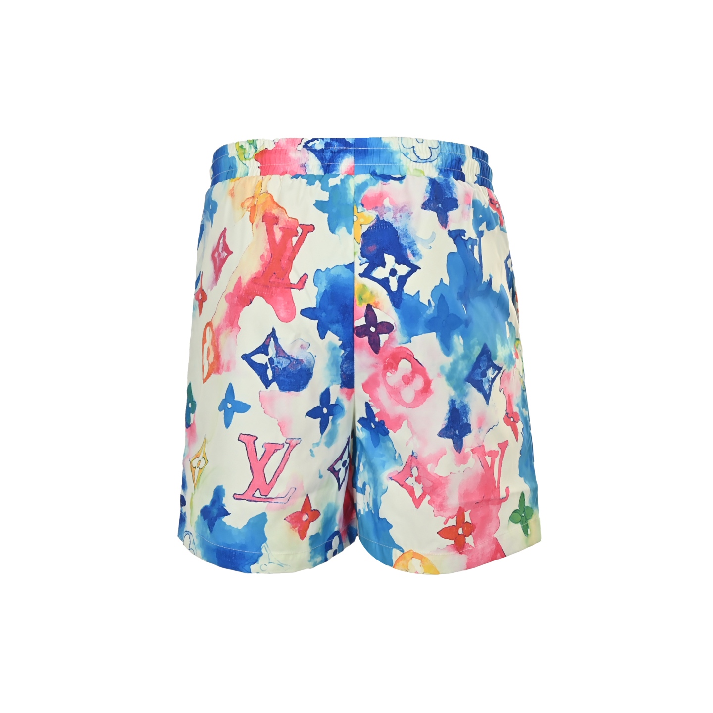 Louis Vuitton 25ss full print monogram ink rendering beach shorts