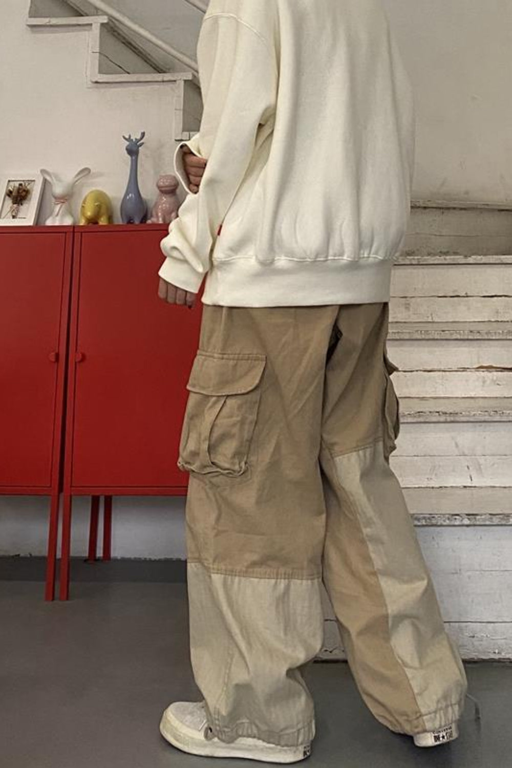 Loose Wide Leg Hip Hop Cargo Men Pants