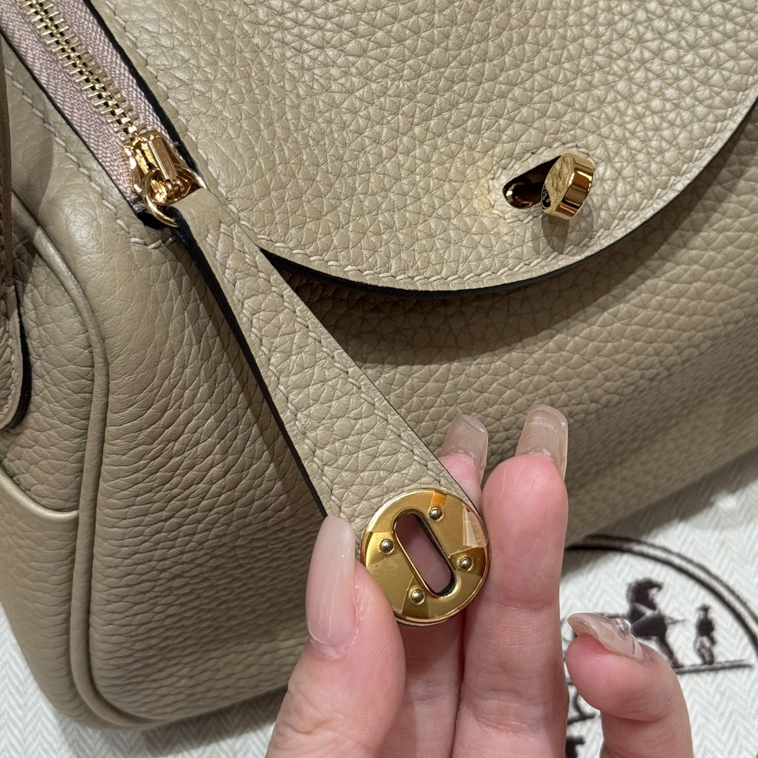 Hermès Mini Lindy S2Trench Bag (Handmade to Order)