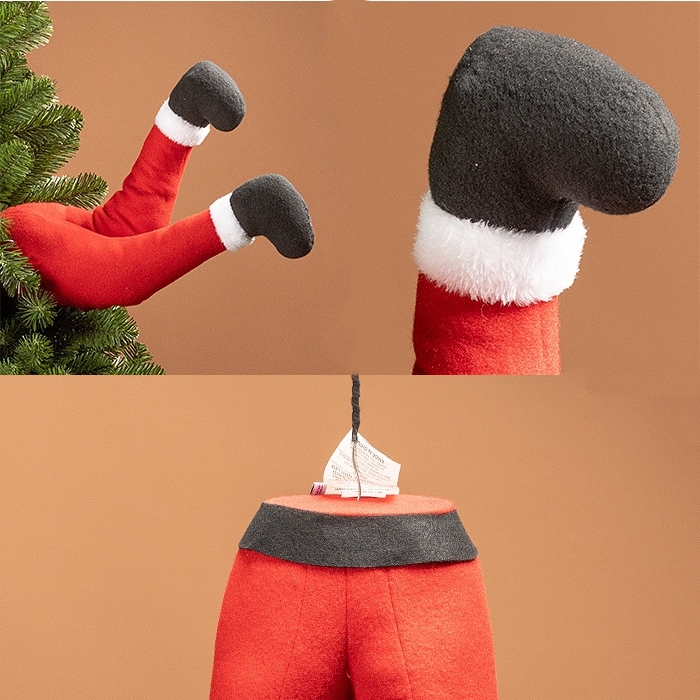 🎄Early Christmas Sale 49% OFF🎄Santa & Elf Legs Christmas Tree Decoration