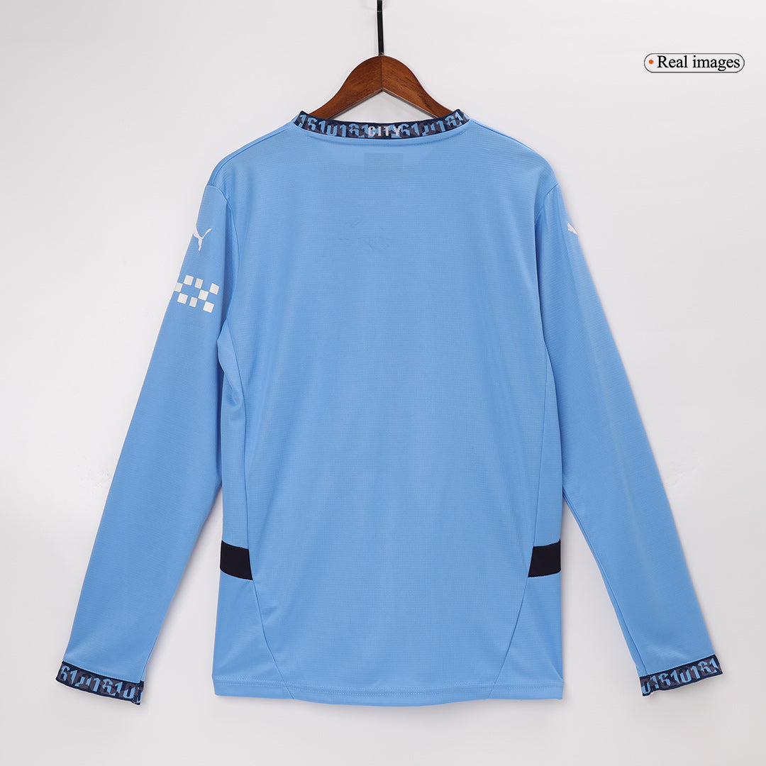 Manchester City 2024/25 Home Long-Sleeve Football Shirt