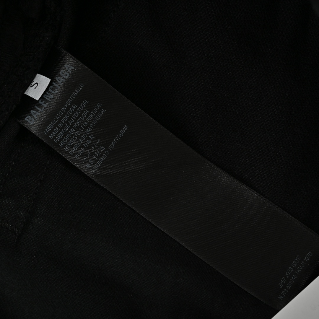 Balenciaga Size Logo Denim Pants