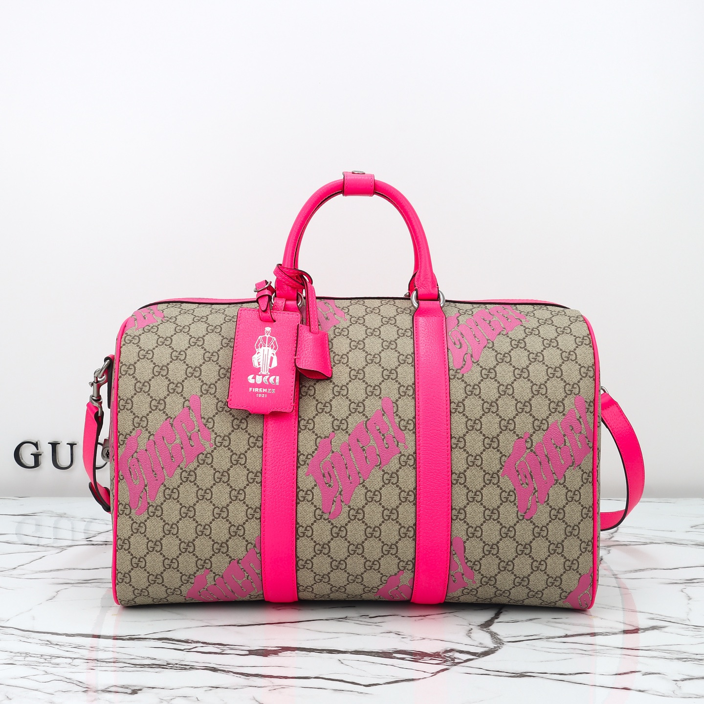 Gucci Medium duffle bag with print ‎834962 FAEQD 9763