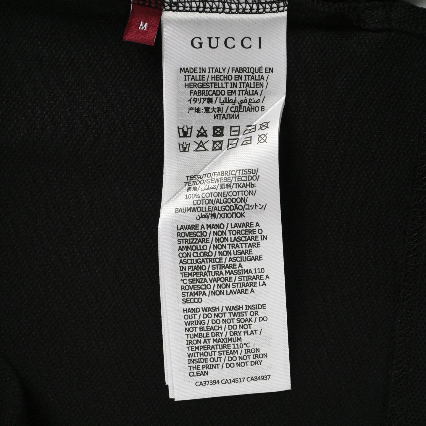 Gucci 25ss embroidered pocket polo short sleeve