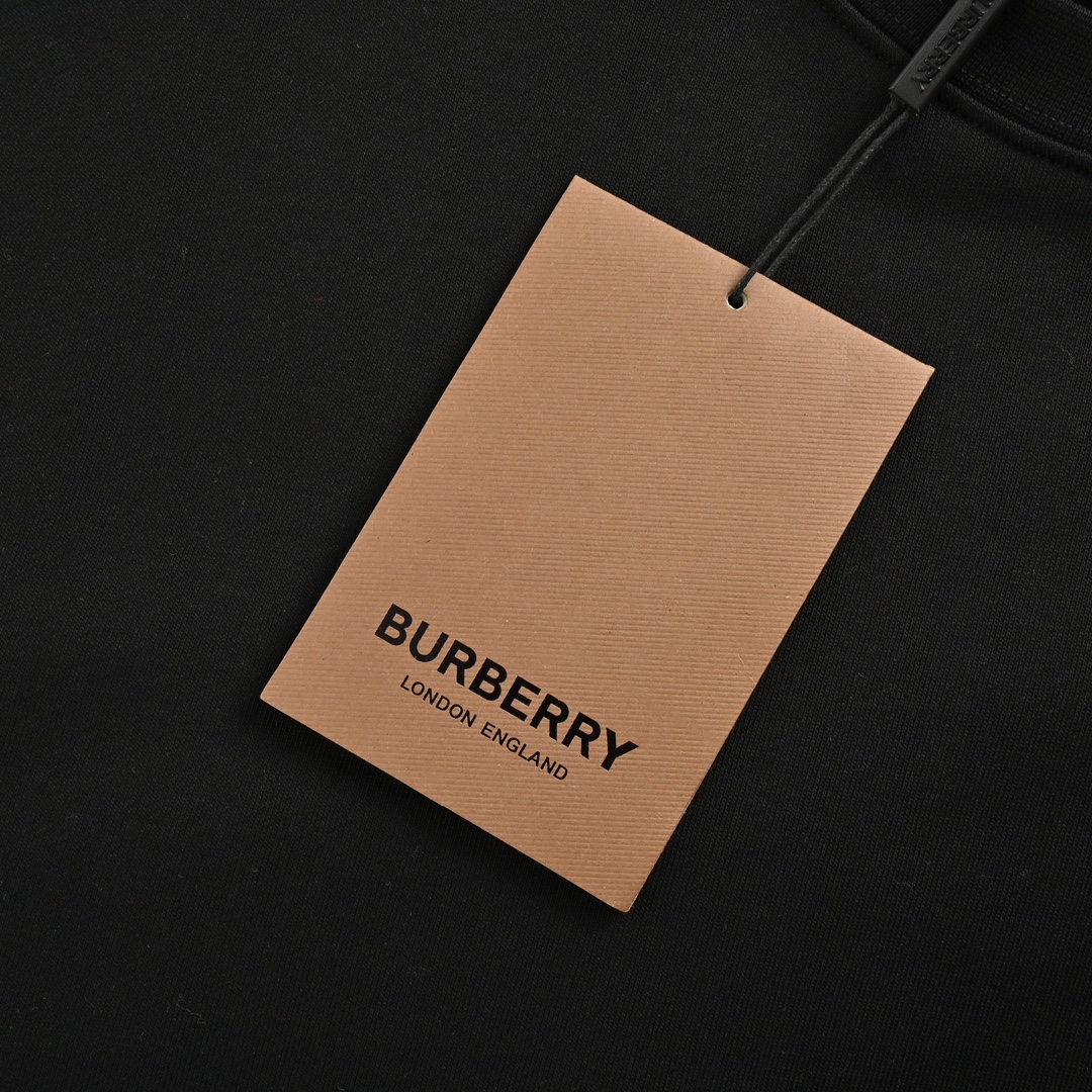 Burberry 24Fw blue bear print crew neck sweatshirt