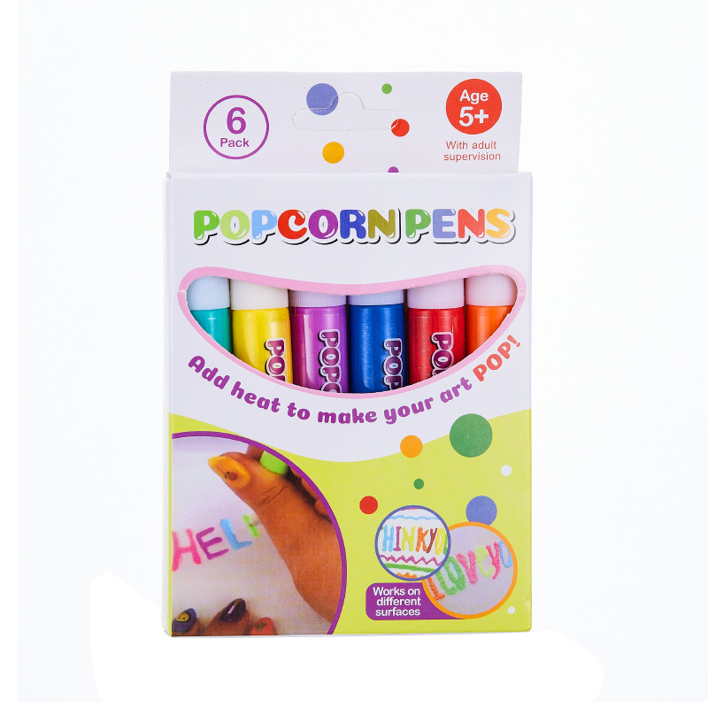 🔥Stocking Stuffer-3D Magic Popcorn Pen A Set(6 pcs)