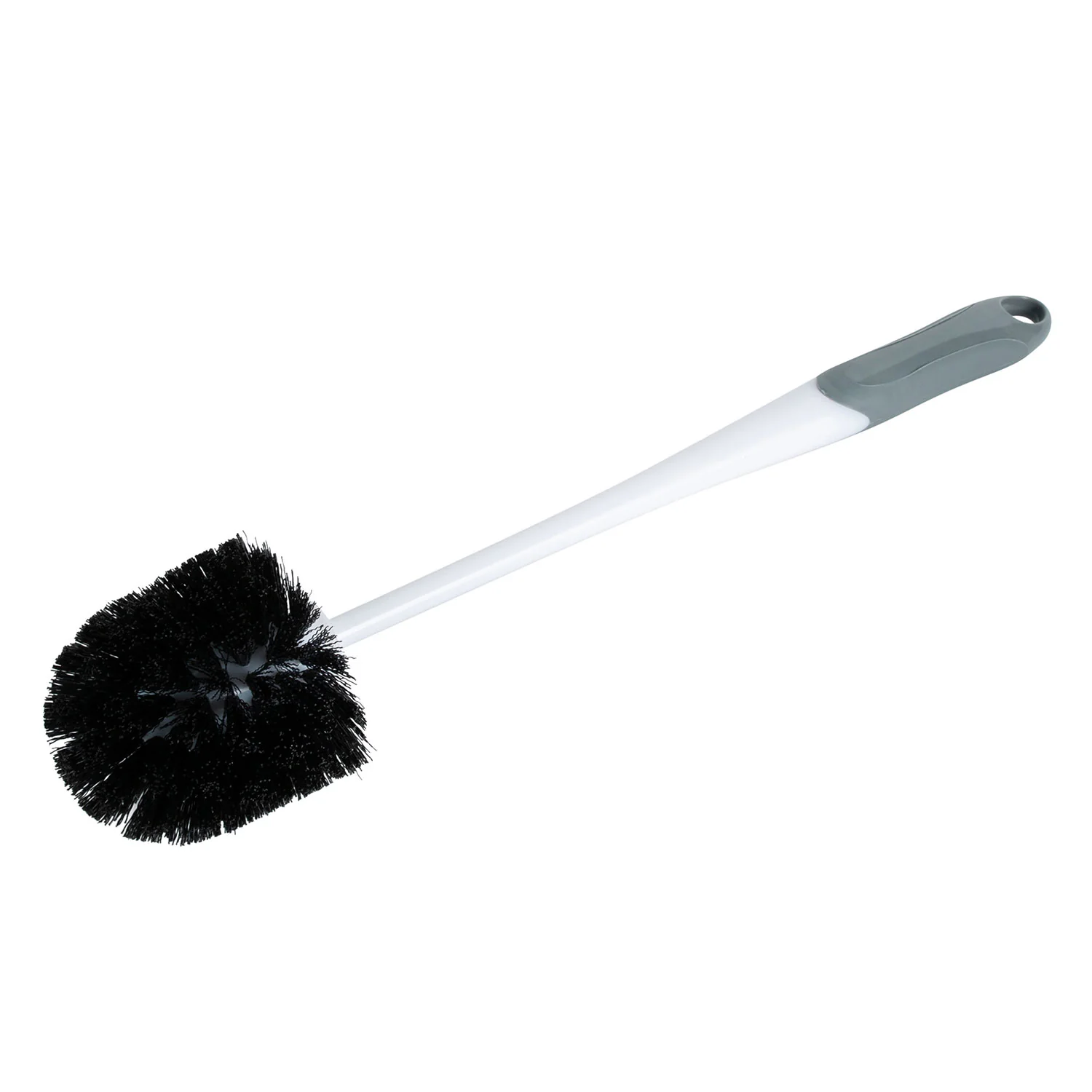 Bath Bliss 2-in-1 Bowl Brush & Plunger, White