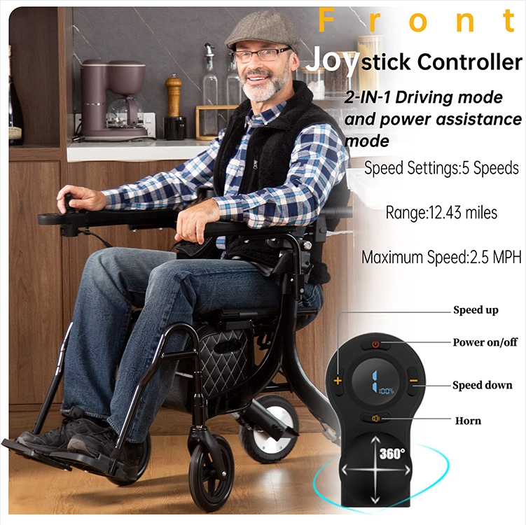 ✨3 in 1 Rollator Walker/Electric Wheelchair✨
