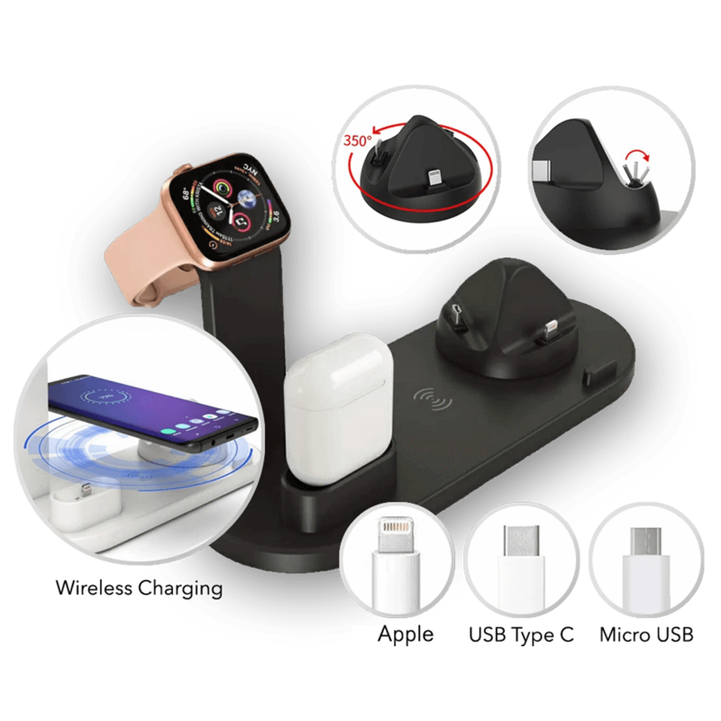 4 IN 1 SMART CHARGE STATION(🔥BUY 3 GET 1 FREE NOW & FREE SHIPPING)