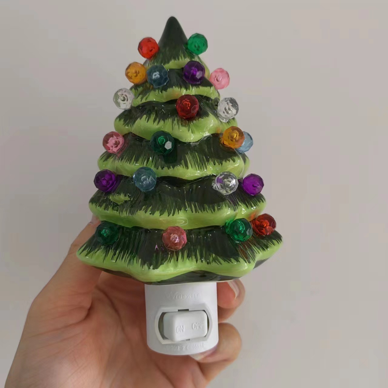 🎄Early Christmas Sale 49% OFF🎄Handmade Ceramic Christmas Tree Night Light