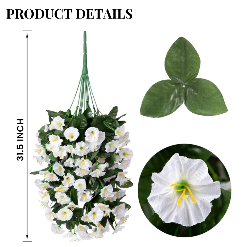 🔥ON SALE - 45% OFF🔥Artificial Faux Hanging Flowers Plants - UV resistant, Waterproof，Windproof