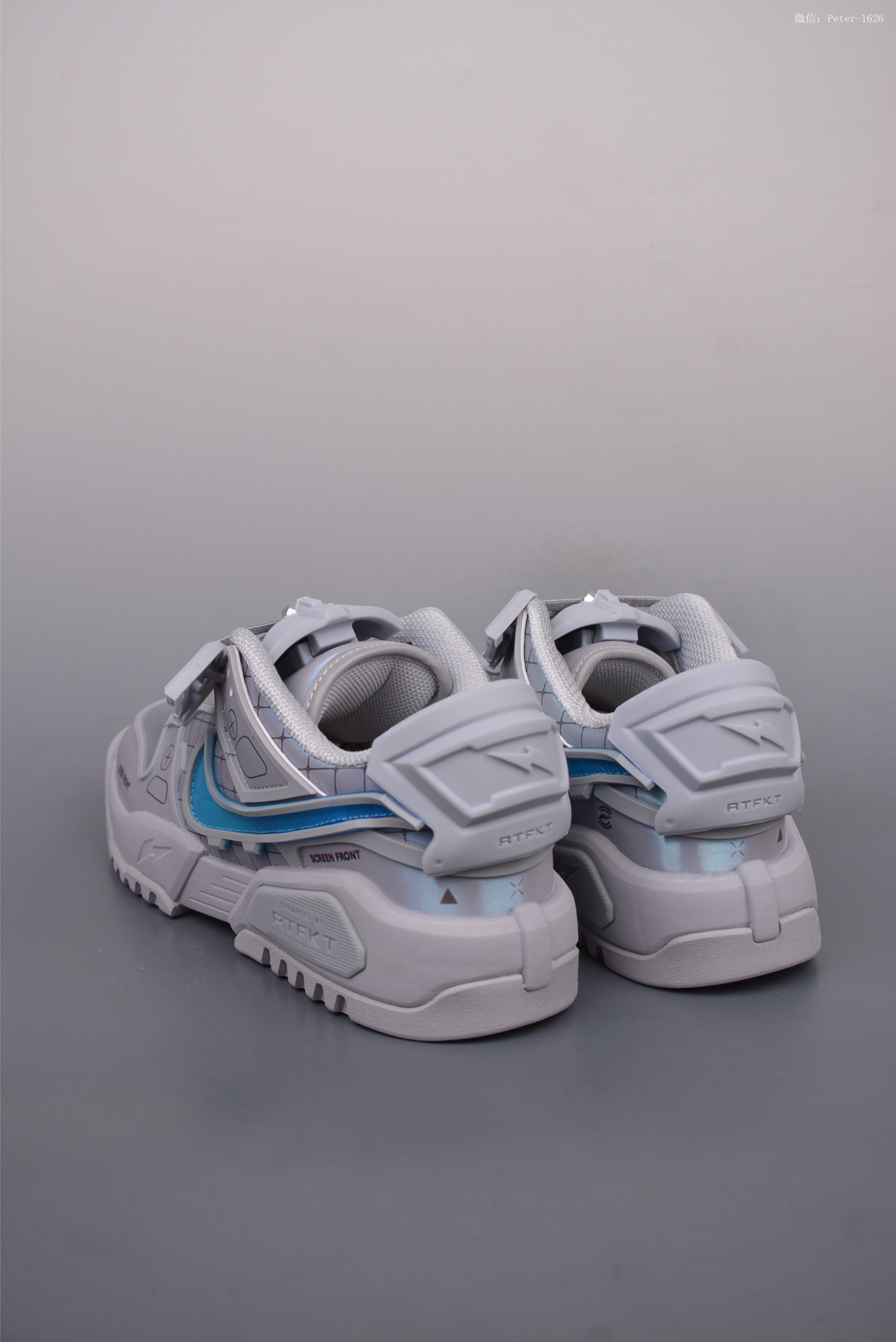 RTFKT Studios x Nike Dunk Genesis Low OG Ghost Ghost Gray Ice Blue HF0438-001