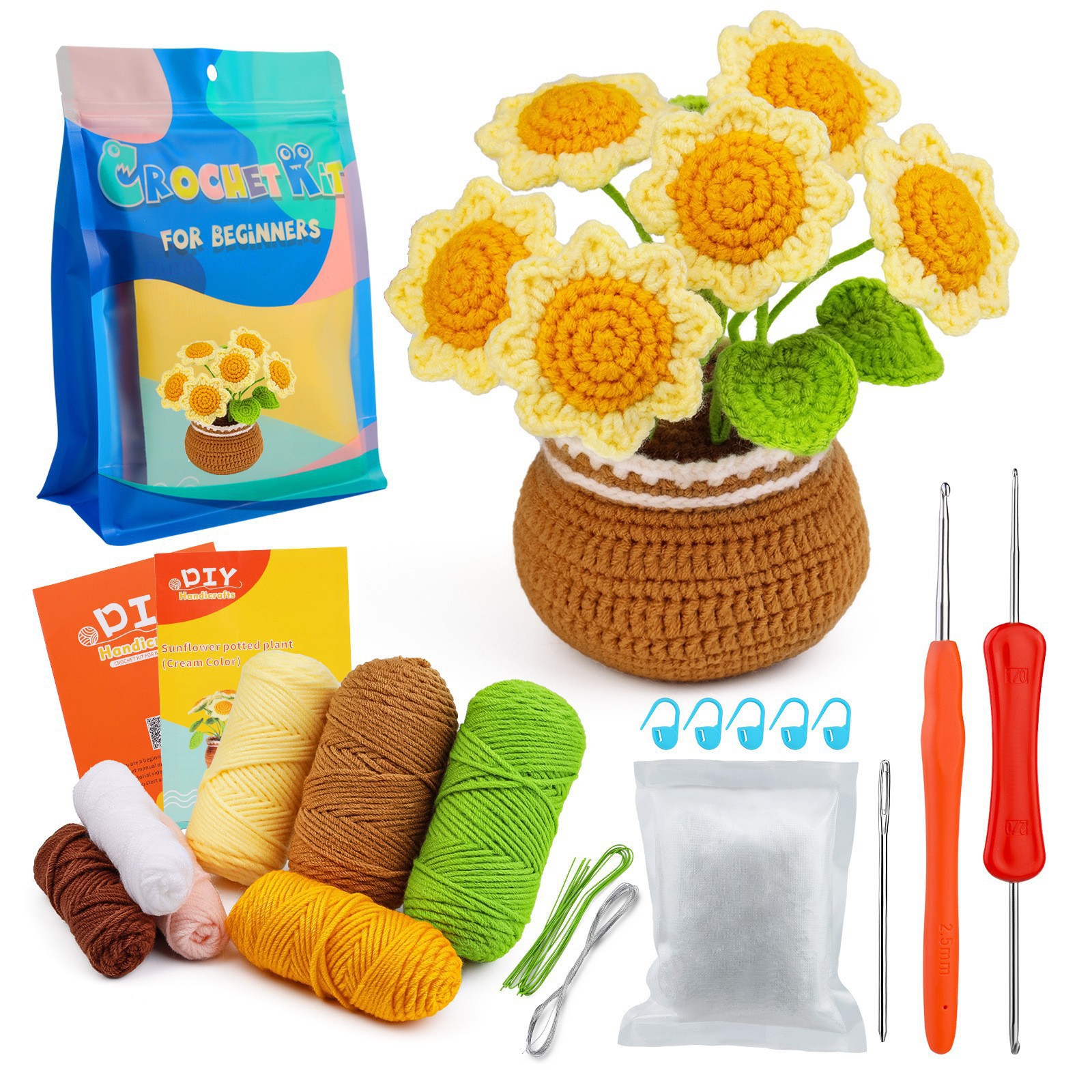 🎄Christmas Special Sale-[SAVE 50% OFF]--2023 New Beginner Crochet Kit--BUY 2 GET FREE SHIPPING NOW!!!