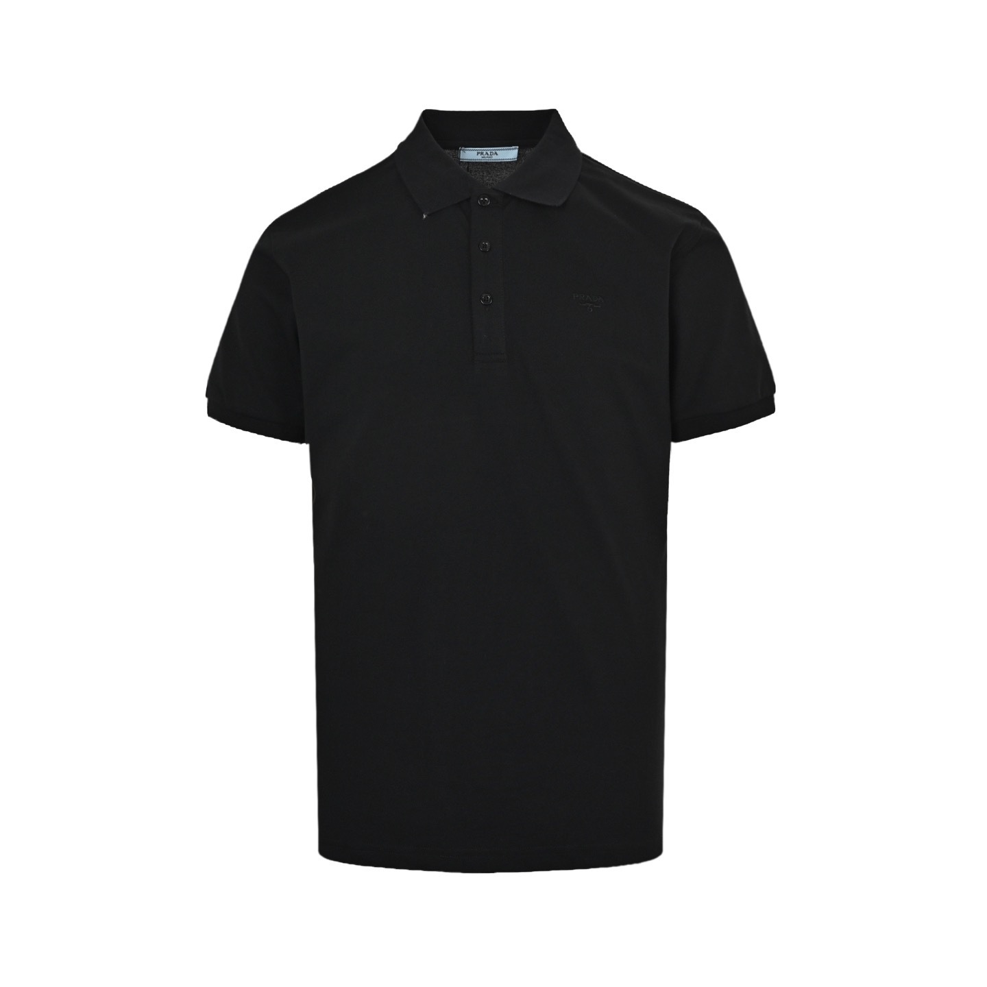 Prada 25ss obscure embroidered small logo Polo short sleeve