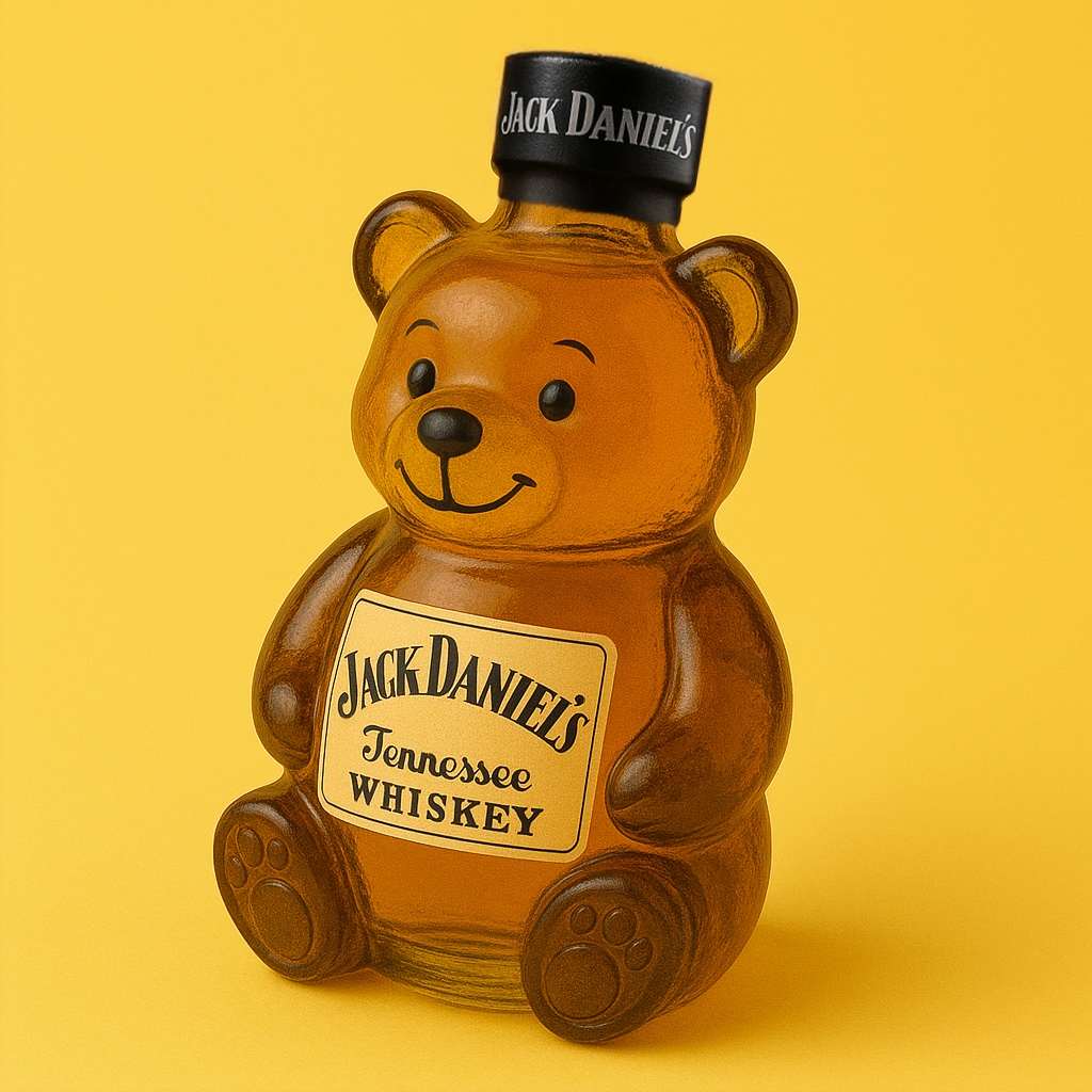 Bear Whiskey Bottle