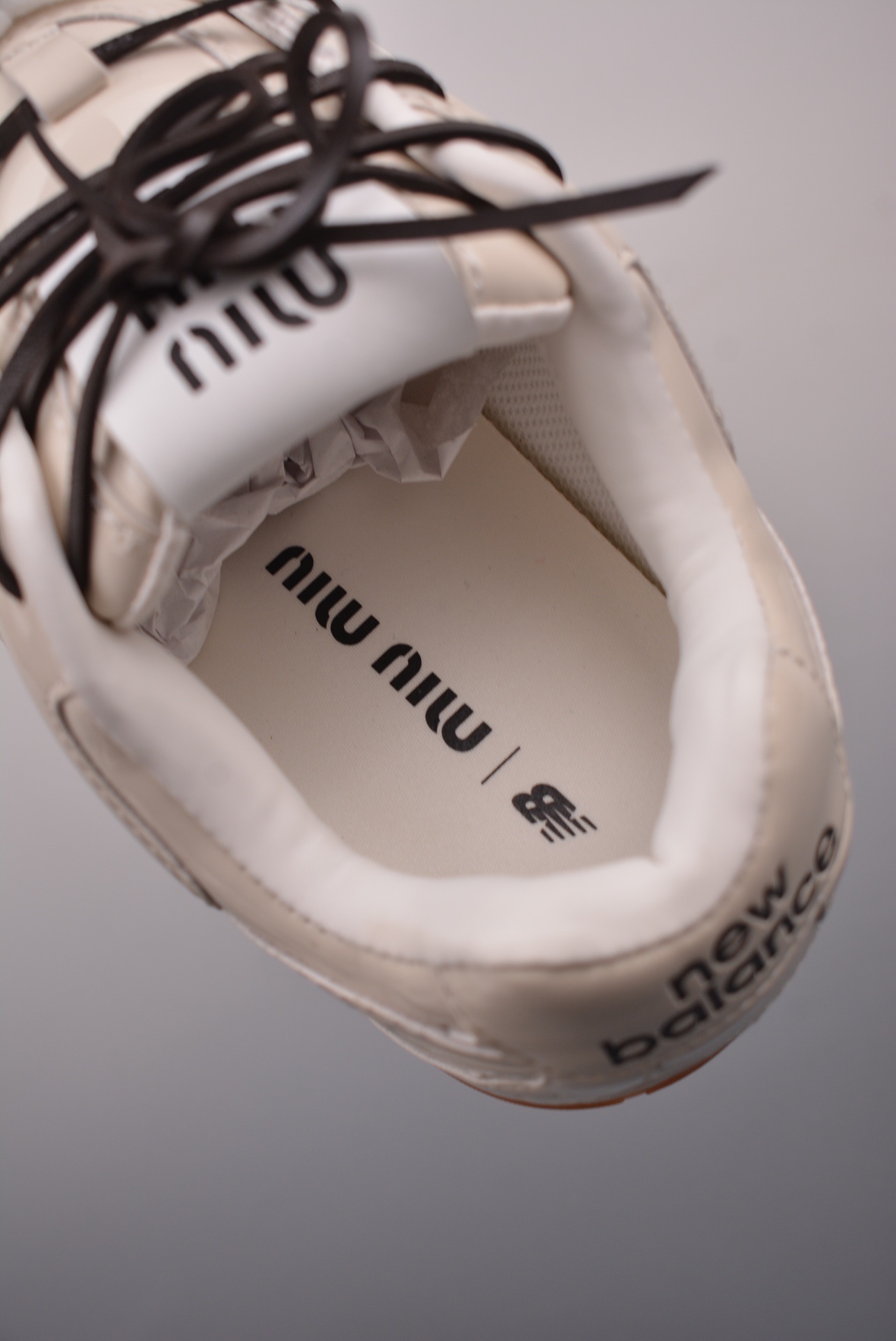 Miu Miu x New Balance 530 SL Leather Sneakers 
