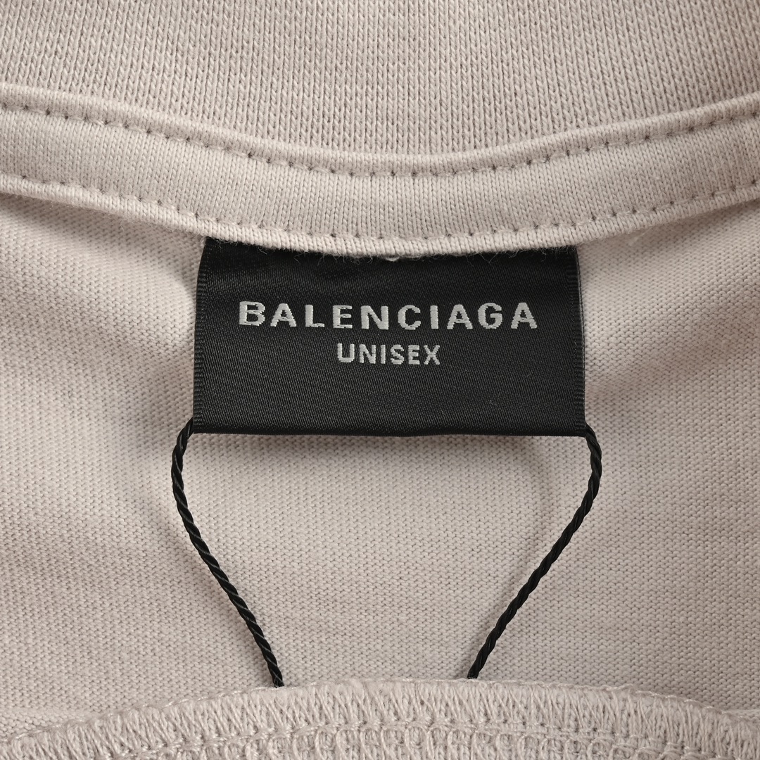 Balenciaga 24ss blurred letters distressed print