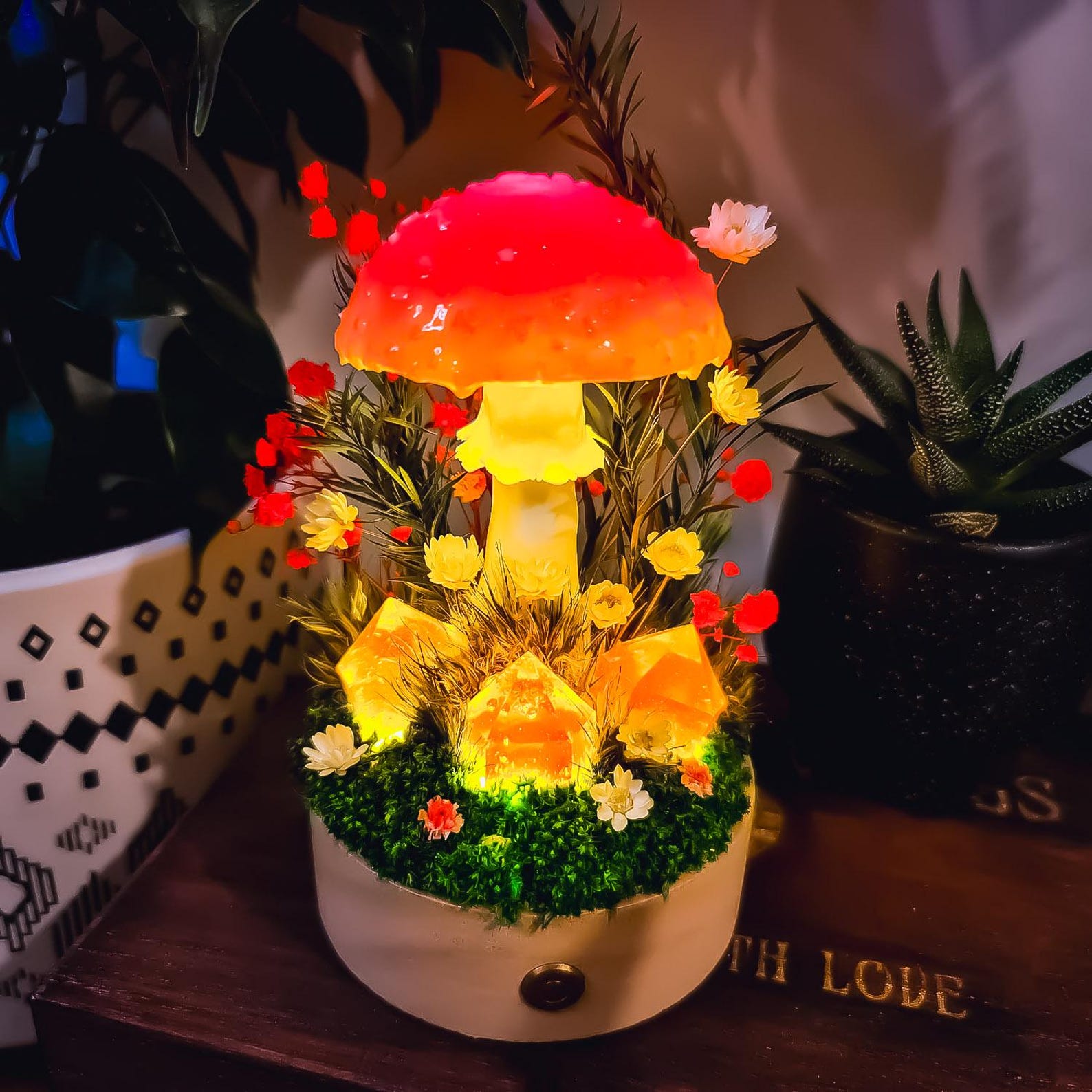 🔥ON SALE🔥Mushroom Sculpture Night Light