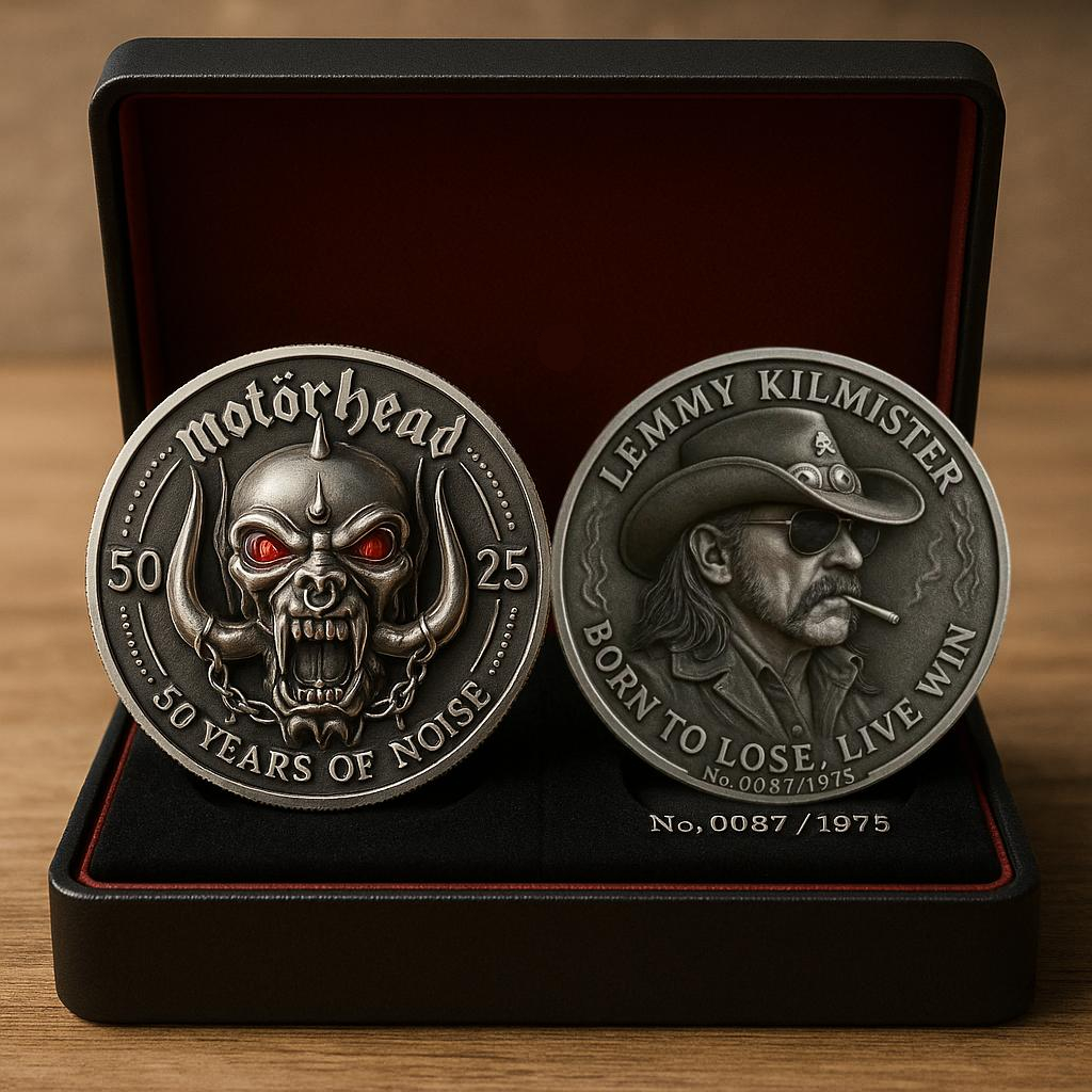 🔥 Motörhead – 50th Anniversary Limited Edition Commemorative Coin