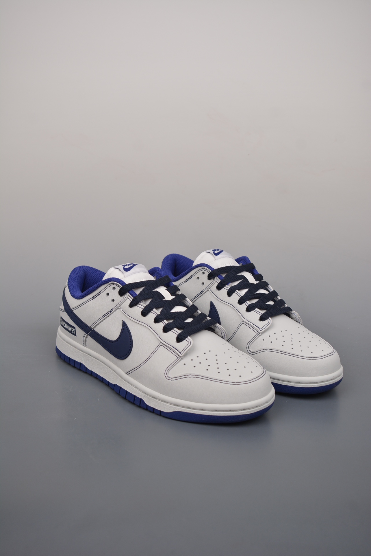 Nike By You SB Dunk Low Retro SP Off-White Dark Blue DD1503-119