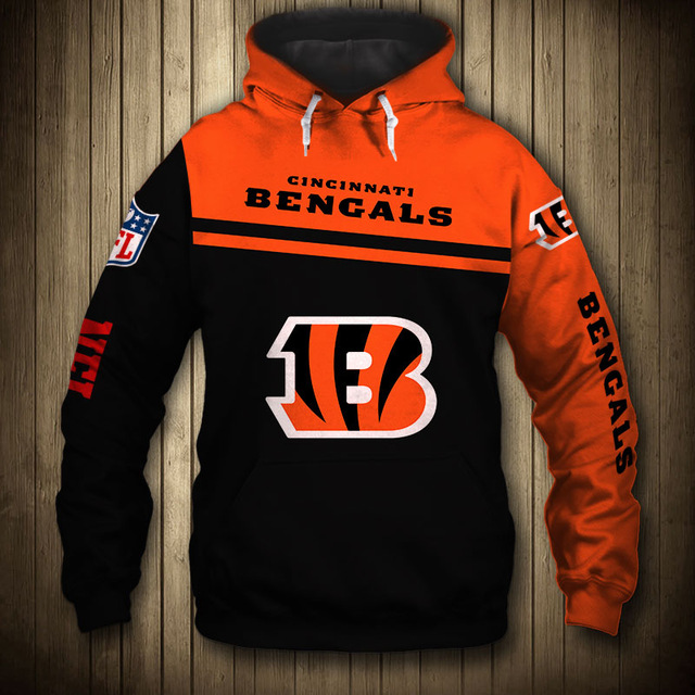 CINCINNATI BENGALS 3D HOODIE CB002