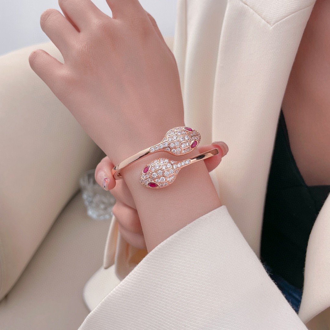 Bulgari two-headed snake bracelet