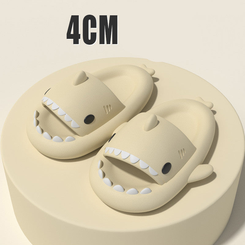 Slippers Funny Shark Cartoon