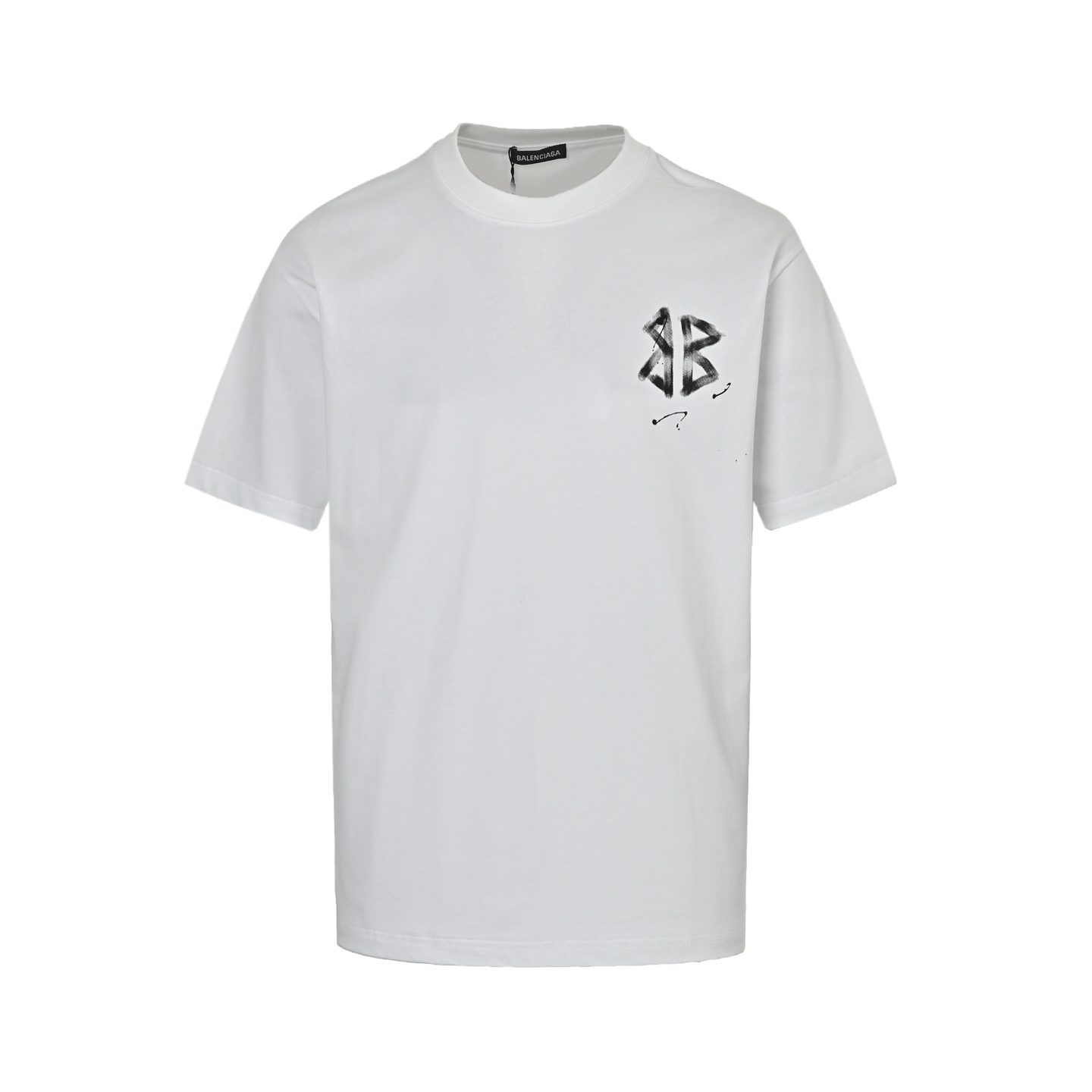 Balenciaga 25ss graffiti print short sleeve
