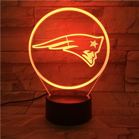 PATRIOTS 3D LED LIGHT LAMP