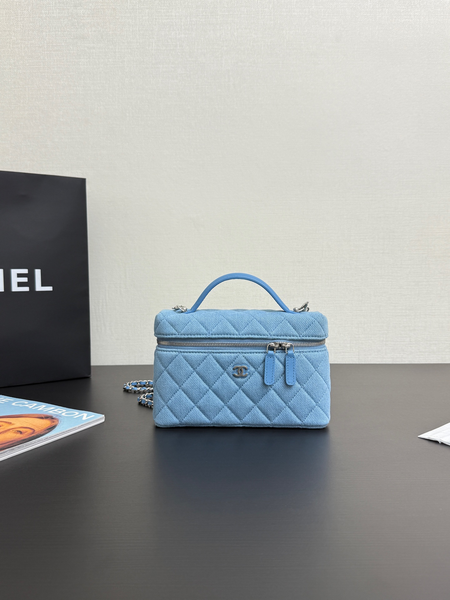 Chanel 25C LP Box Bag Light Denim