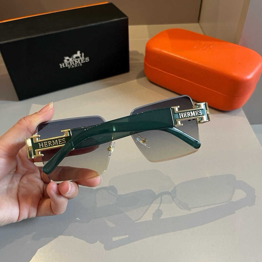 Hermes rimless sunglasses