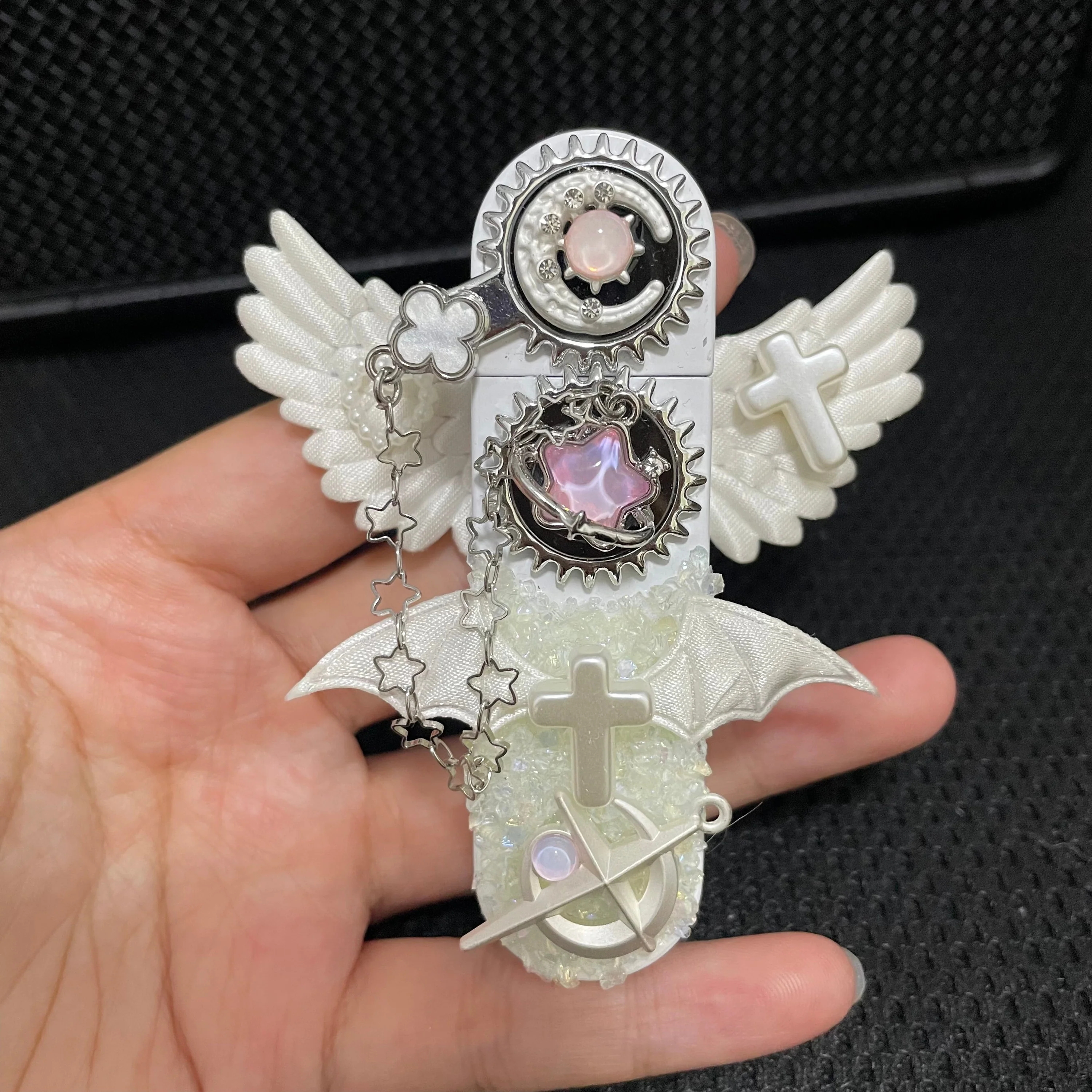 Handmade DIY inflatable lighter angel & devil