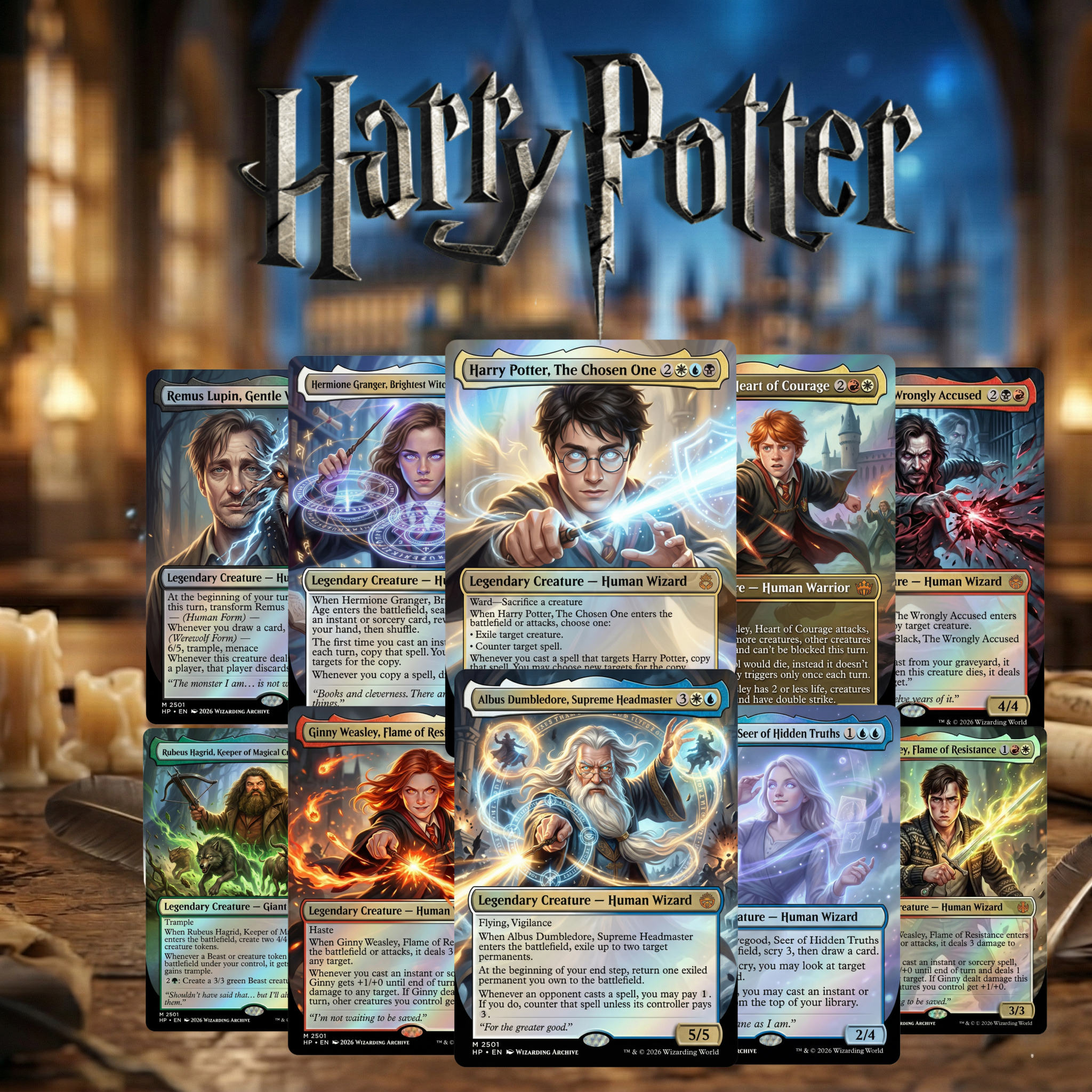 Harry Potter MTG Commander Deck - 100 Cards