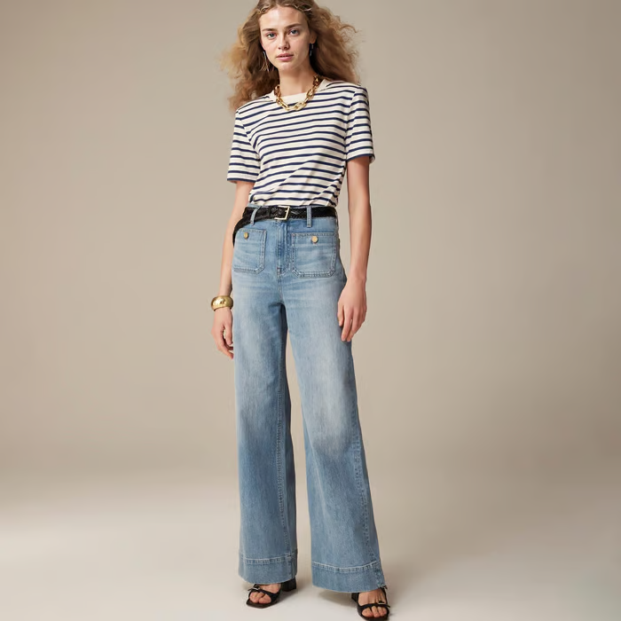 Tummy Control Sailor Wide Leg Trouser(Buy 2 Free Shipping & Get 10% Off)