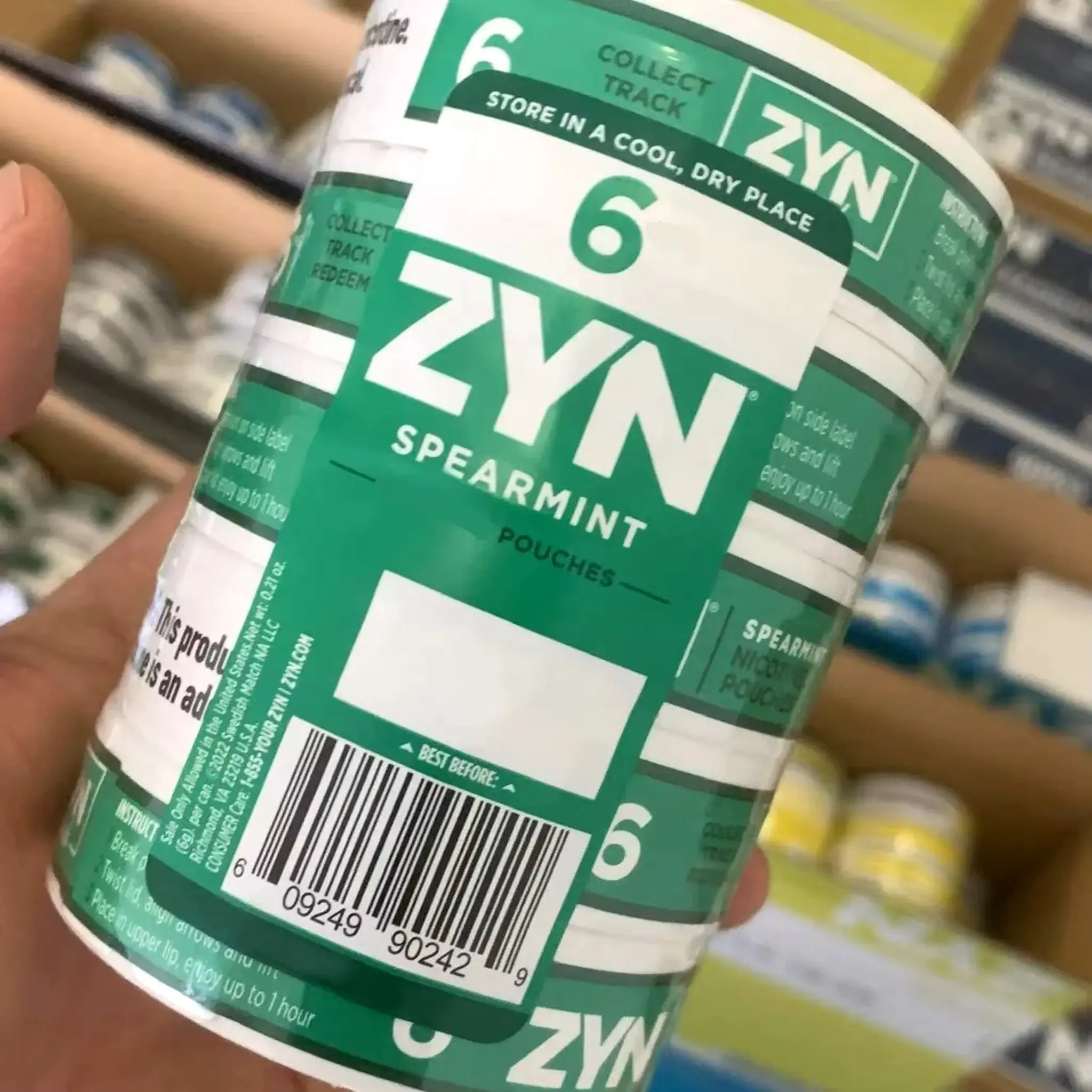 ZYN SPEARMINT 6MG