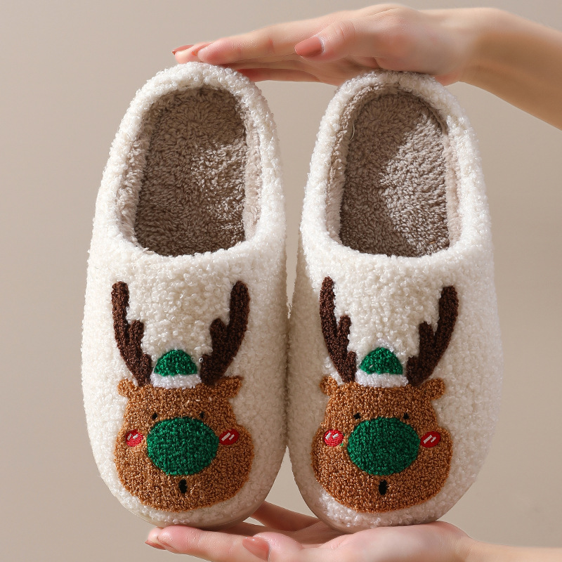 🔥Last Day Sale-48% OFF🎁Women Fluffy Christmas Shoes-BUY 2 FREE SHIPPING
