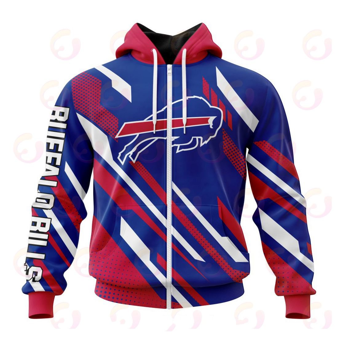 BUFFALO BILLS 3D HOODIE SPECIAL MOTOCROSS CONCEPT