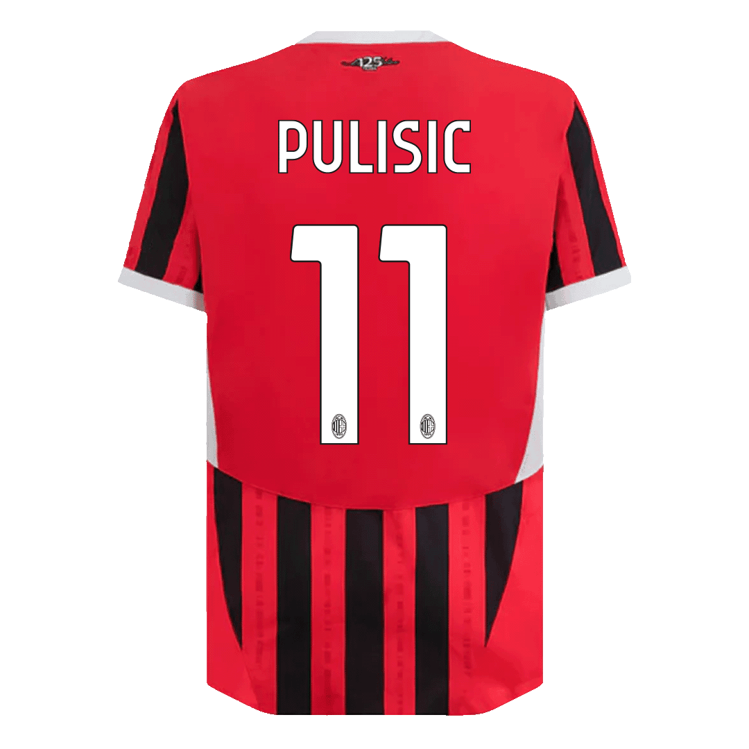 Authentic PULISIC #11 AC Milan home football shirt 2024/25