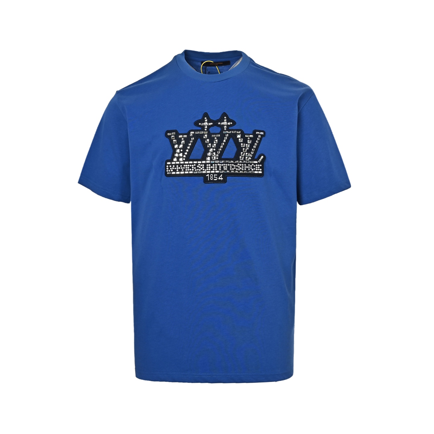 Louis Vuitton 25ss 1854 hot diamond lettering logo short sleeve