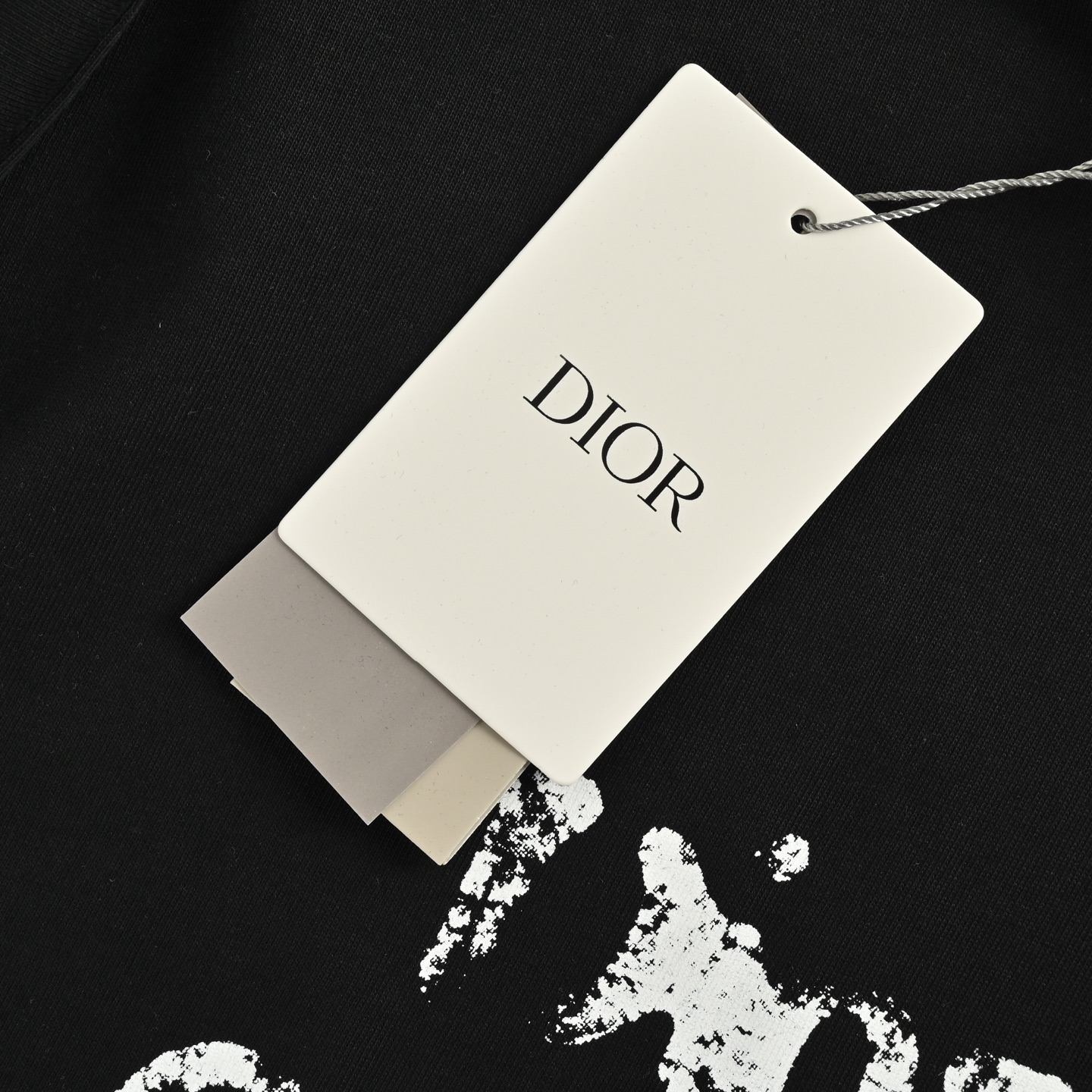 Dior 25ss 1947 damaged letter print short sleeves