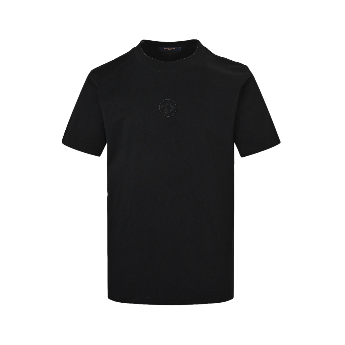 Louis Vuitton 25ss front and back embroidered logo short sleeves