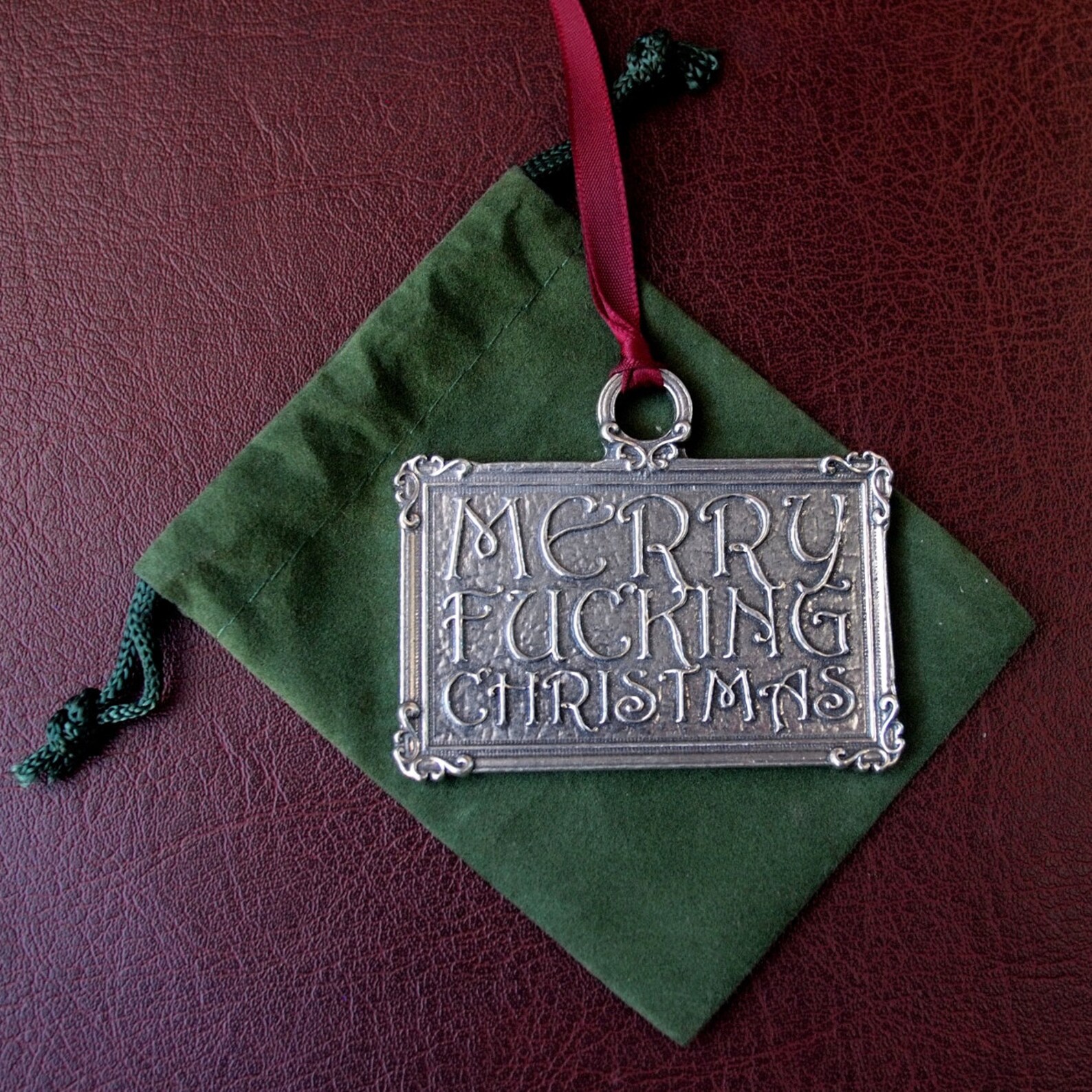 Merry F*cking Christmas Ornament