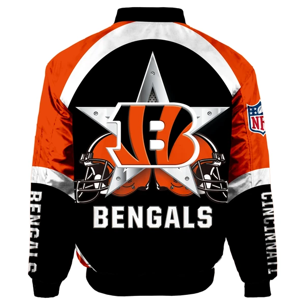 CINCINNATI BENGALS BOMBER JACKET