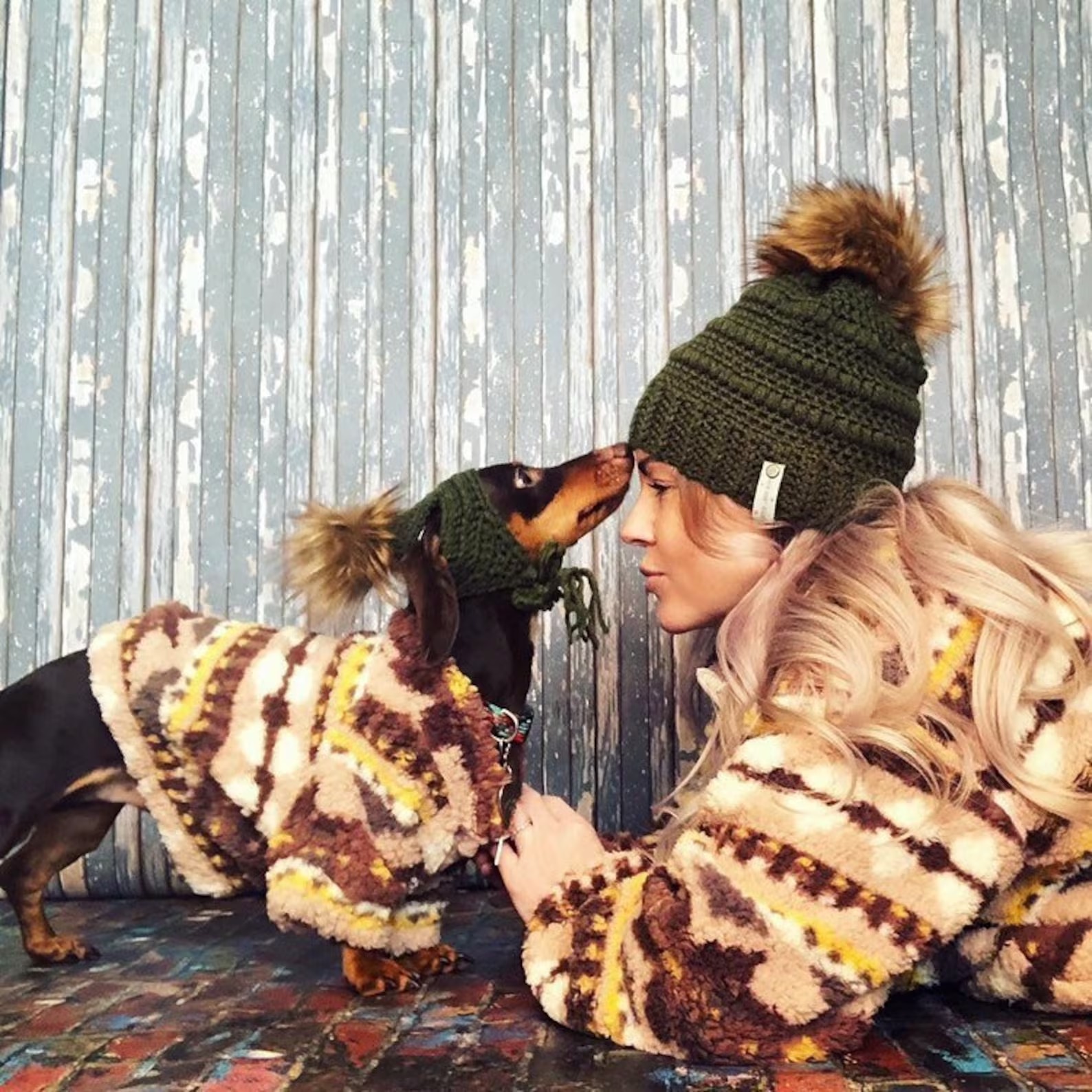 ⚡Flash Sale⚡Pet and Owner  Beanie Set