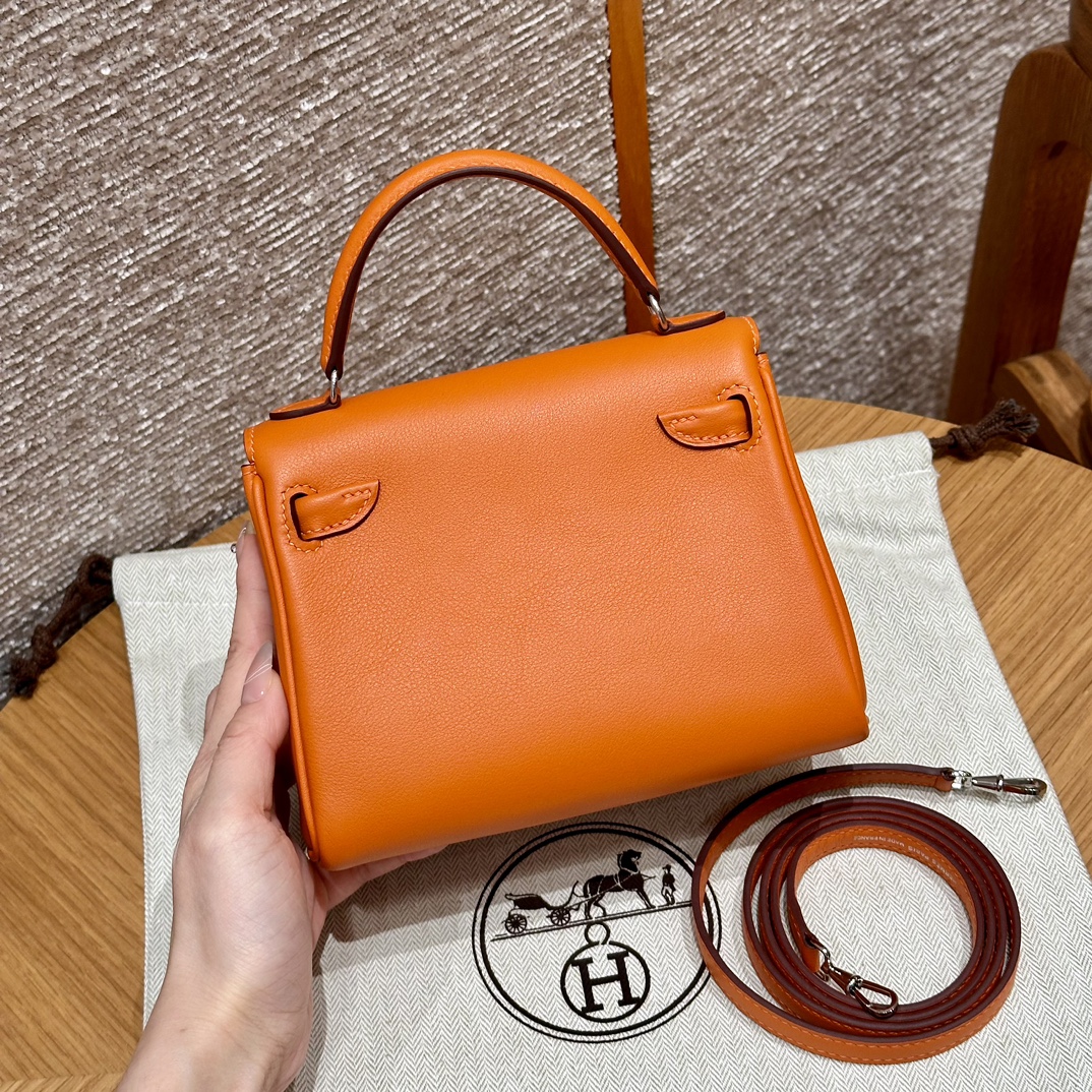 Hermes Kelly doll 93Orange (handmade to order)