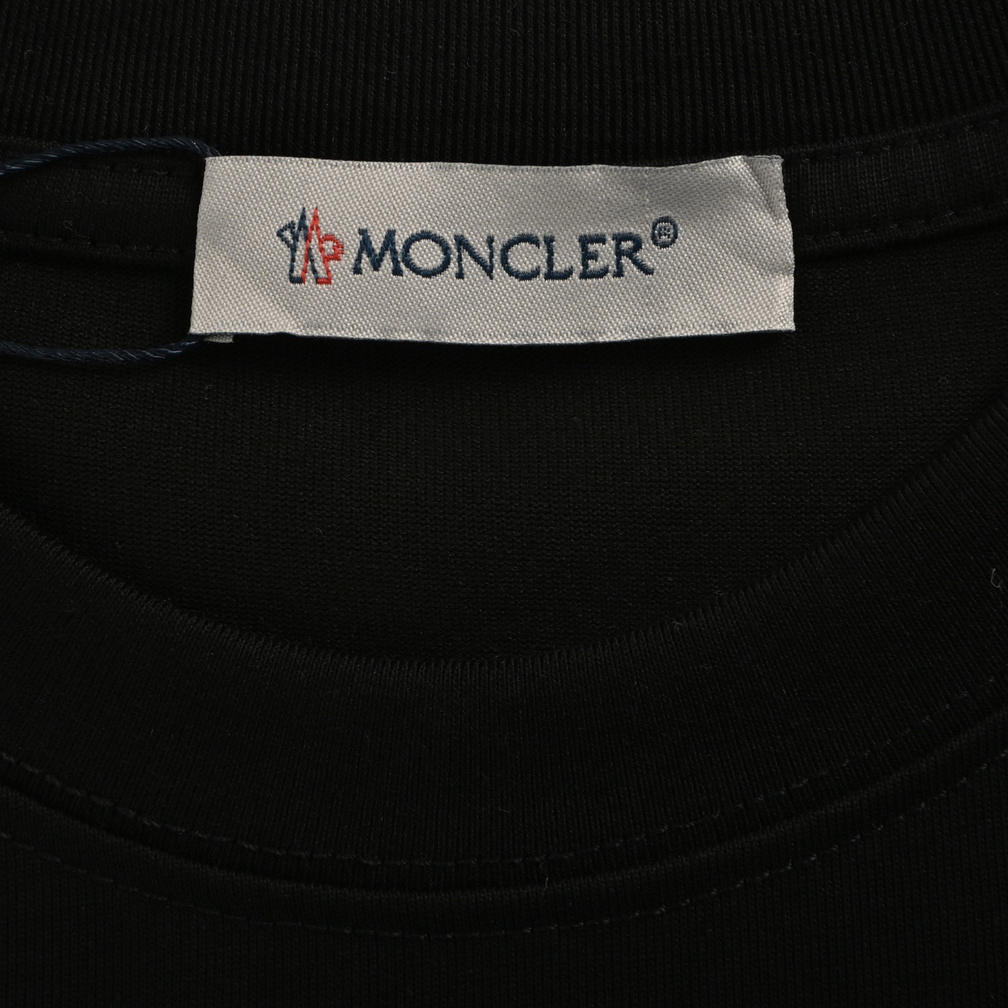 Moncler 25ss chest patch back letter print short sleeves