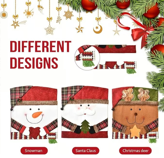 🎄Cute Christmas Chair Covers