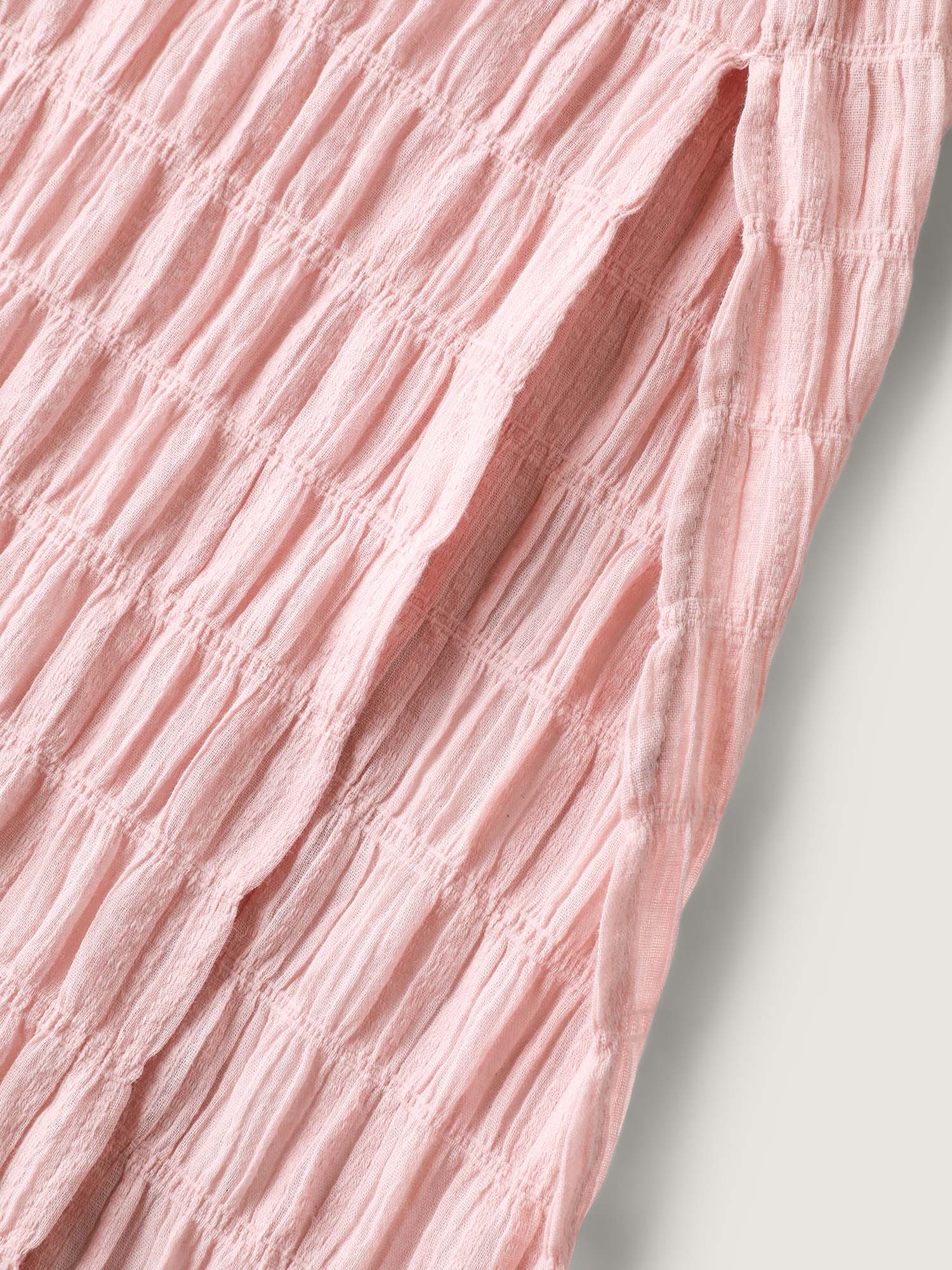 Textured Halter Neck Solid Midi Dress