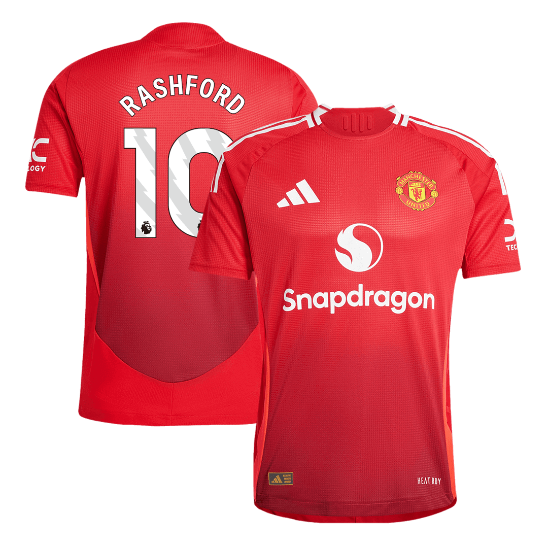 Authentic RASHFORD #10 Soccer Jersey Manchester United 2024/25