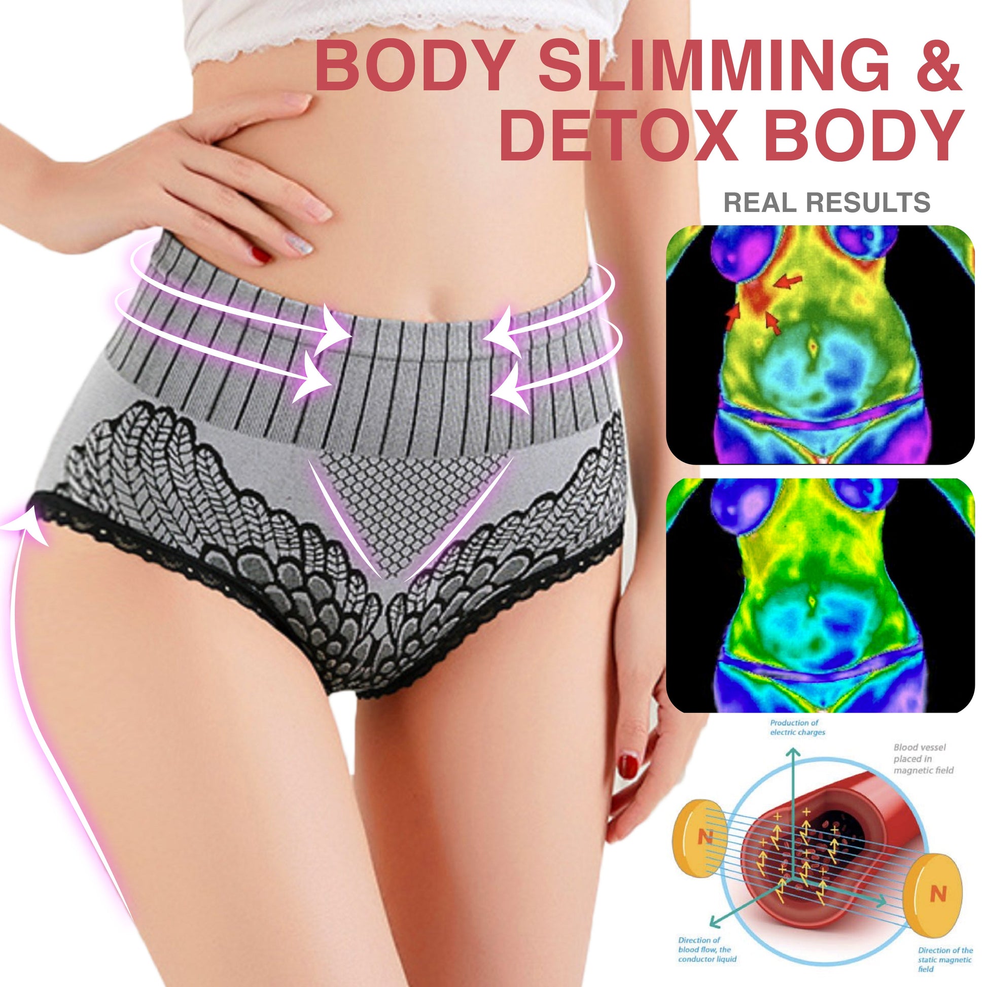 🔥New Upgrade Graphene Fiber Restoration High Waist & Body Shaping Briefs